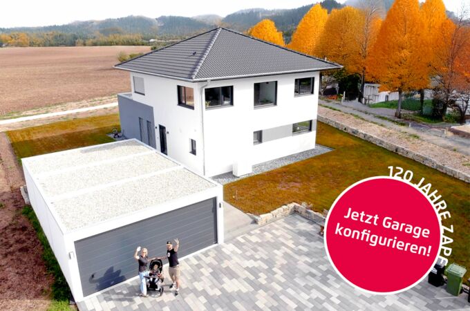 Fertiggarage passend zum Traumhaus